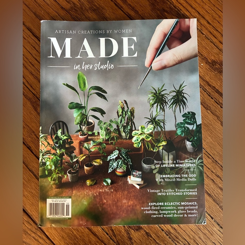 Made In Her Studio Magazine - Green Cover